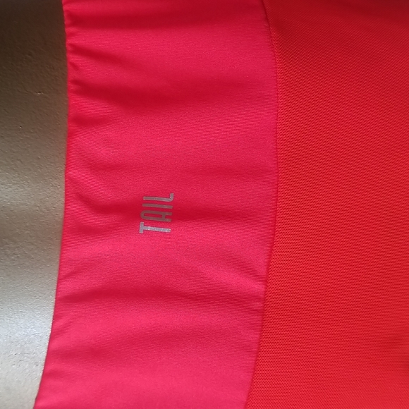 Deep Orange Tail mesh layered tennis or golf skort - Picture 5 of 8